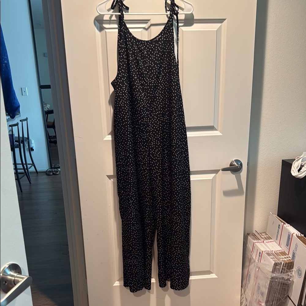 Black Polka Dot Jumpsuit